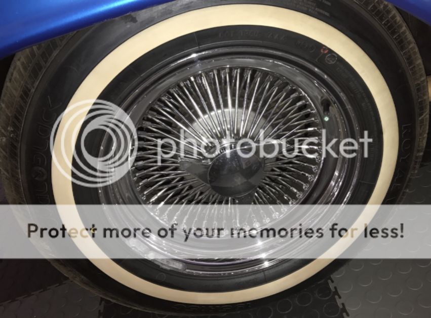 WhiteWall Tire turning Brown Chevy Tri Five Forum